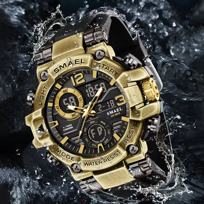 2025 Sports Watches Men LED Watches New 50M Waterproof Digital Watches 8110 Shockproof Sports Watches for Men Electrionic