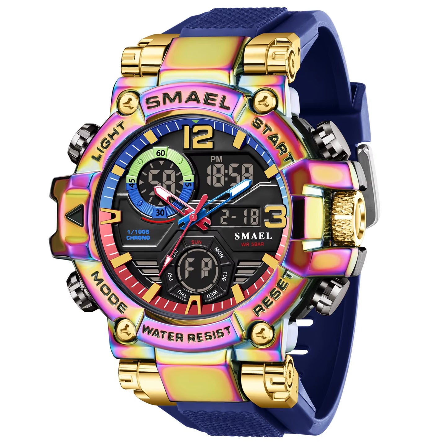 2025 Sports Watches Men LED Watches New 50M Waterproof Digital Watches 8110 Shockproof Sports Watches for Men Electrionic
