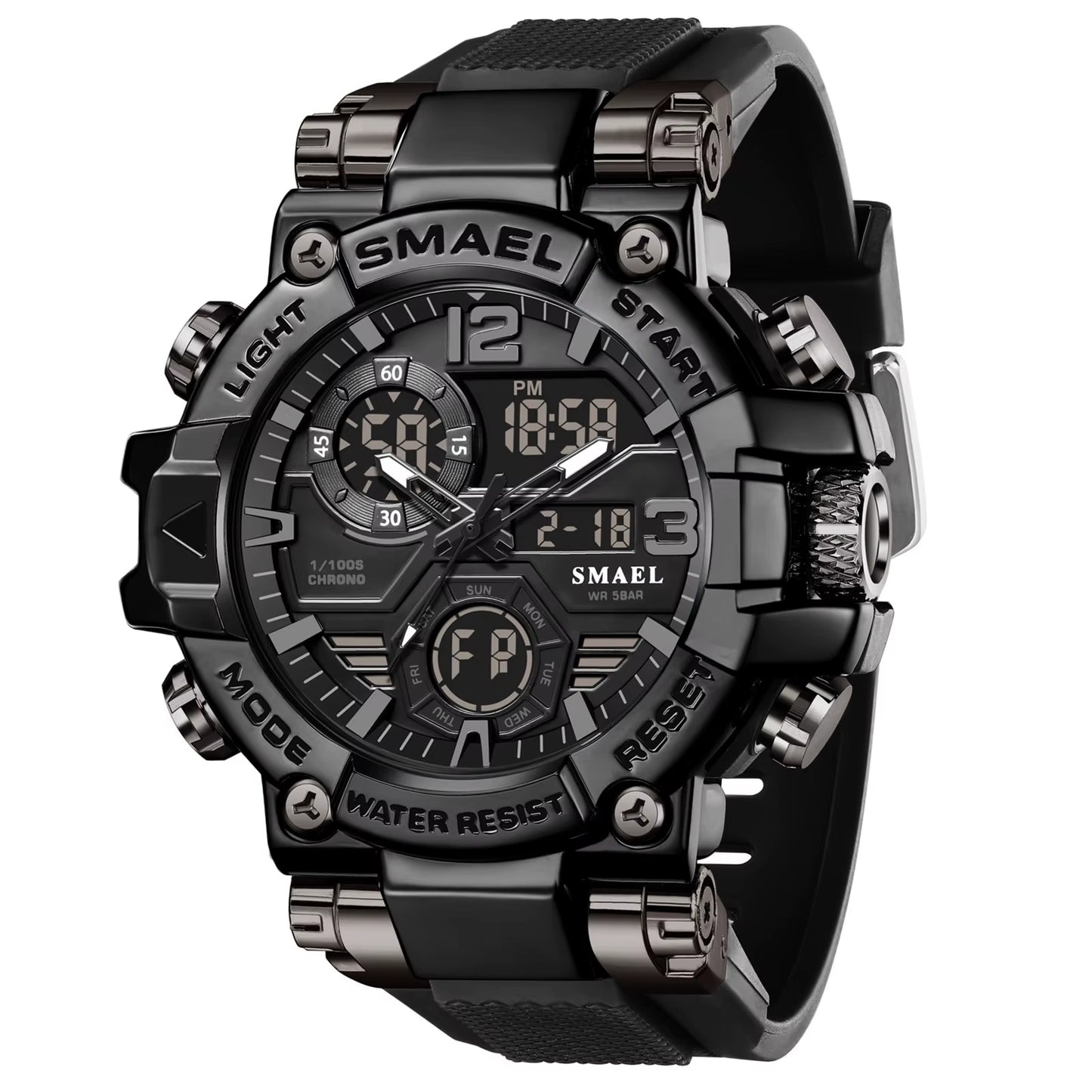 2025 Sports Watches Men LED Watches New 50M Waterproof Digital Watches 8110 Shockproof Sports Watches for Men Electrionic
