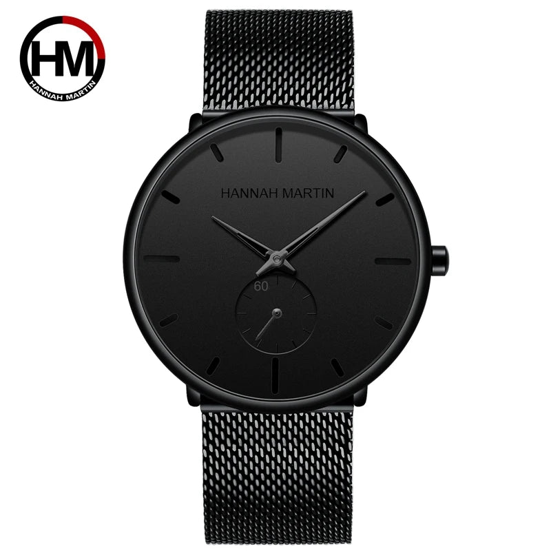 Dropship Fashion Simple Design Waterproof Stainless Steel Mesh Small Dial Men Watches Top Brand Luxury Quartz Relogio Masculino