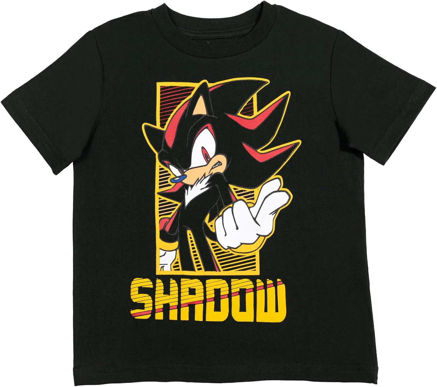 Sonic the Hedgehog 3 Pack Raglan T-Shirts Toddler to Big Kid Sizes (2T - 18-20)