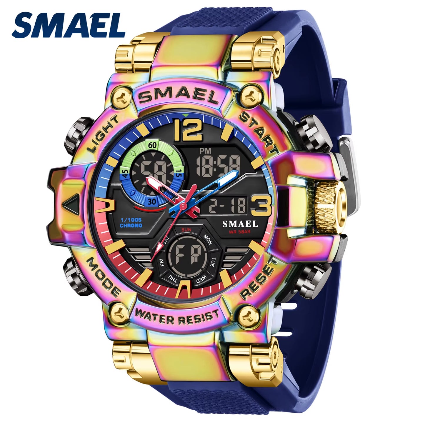 2025 Sports Watches Men LED Watches New 50M Waterproof Digital Watches 8110 Shockproof Sports Watches for Men Electrionic