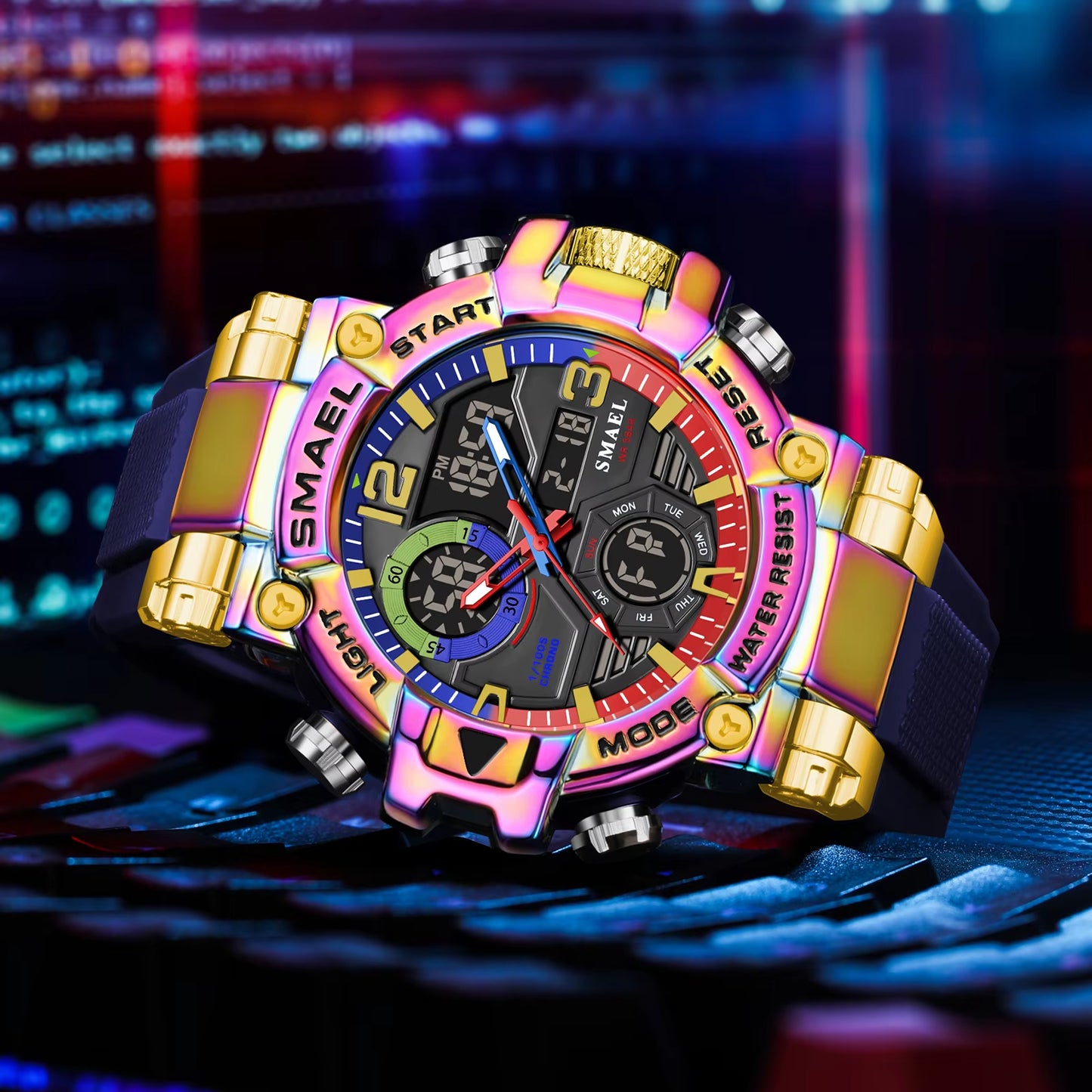 2025 Sports Watches Men LED Watches New 50M Waterproof Digital Watches 8110 Shockproof Sports Watches for Men Electrionic