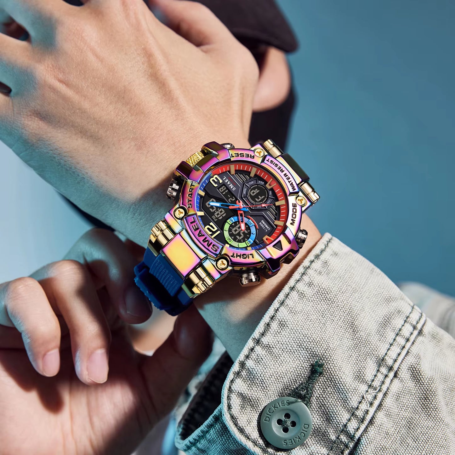 2025 Sports Watches Men LED Watches New 50M Waterproof Digital Watches 8110 Shockproof Sports Watches for Men Electrionic