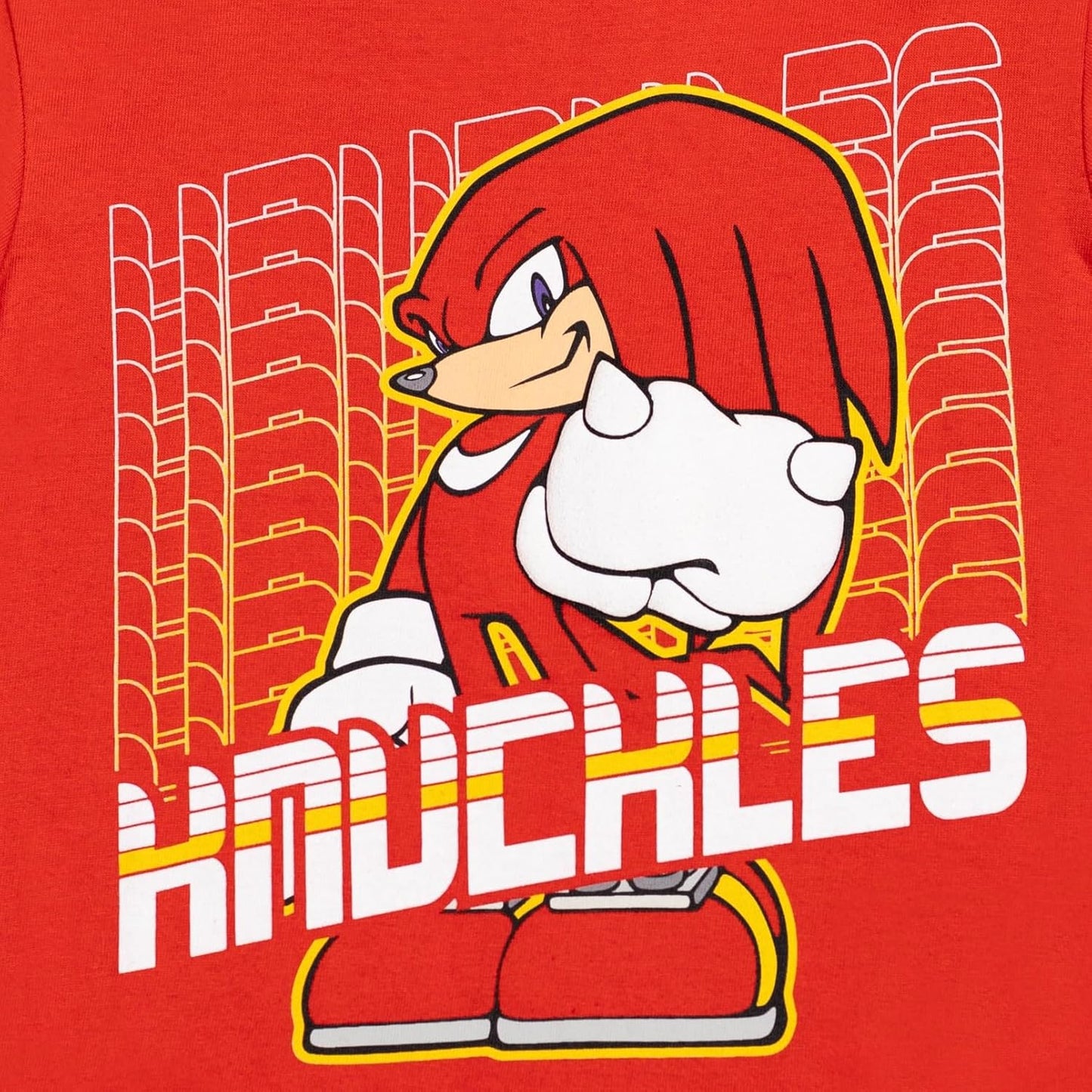 Sonic the Hedgehog 3 Pack Raglan T-Shirts Toddler to Big Kid Sizes (2T - 18-20)