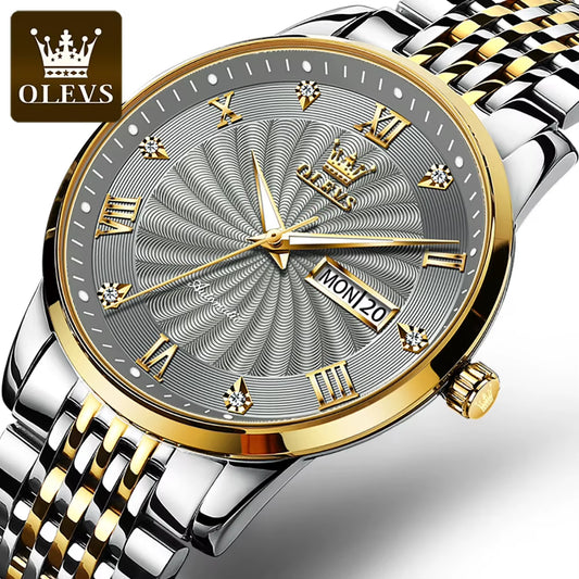 Automatic Men'S Watch Original Wrist Watch Stainless Steel Waterproof Swiss Movement Business TOP Brand Relógio Masculino