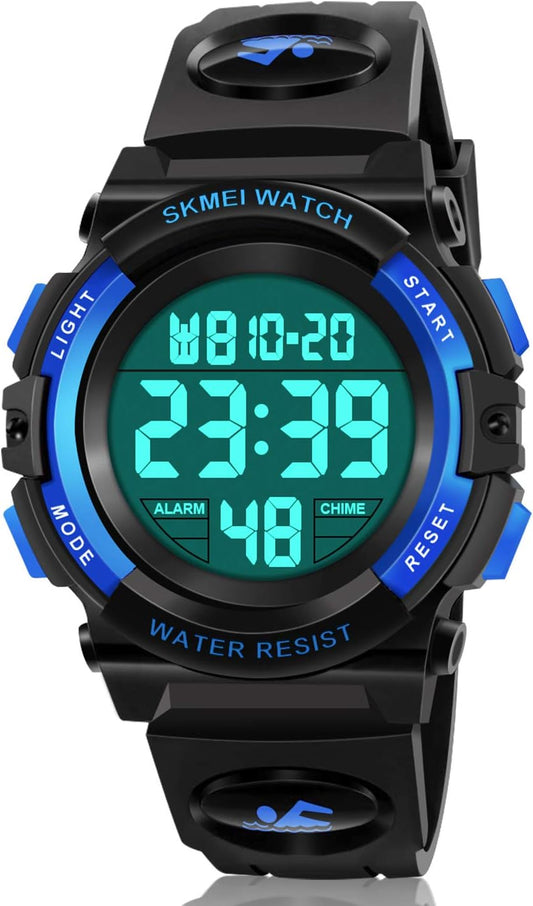 LED Digital Waterproof Watch for Kids - s