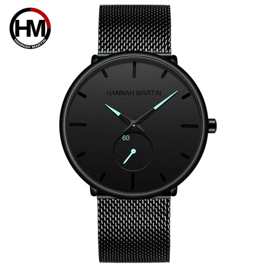Dropship Fashion Simple Design Waterproof Stainless Steel Mesh Small Dial Men Watches Top Brand Luxury Quartz Relogio Masculino